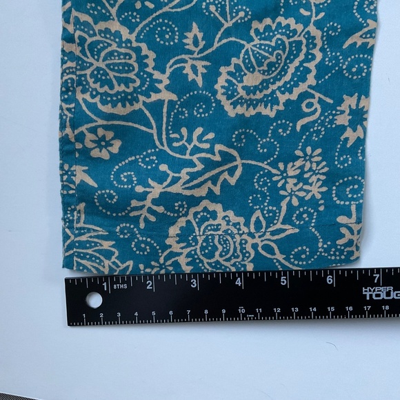 Isabel Marant Etoile Jumpsuit XS( 34) Blue/Tan Floral All Over Print Boho Chic - Picture 7 of 15